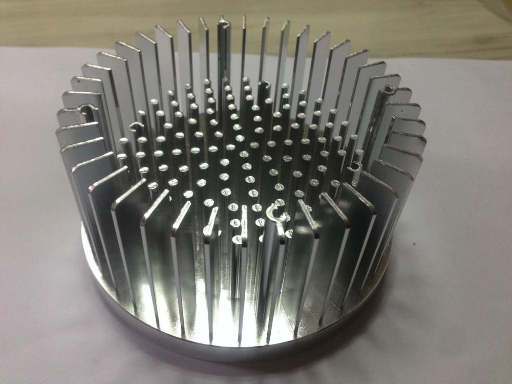 CNC Turning/Milling Aluminum Cold Forging Heat Sinks for LED COB Lights Thermal Solution