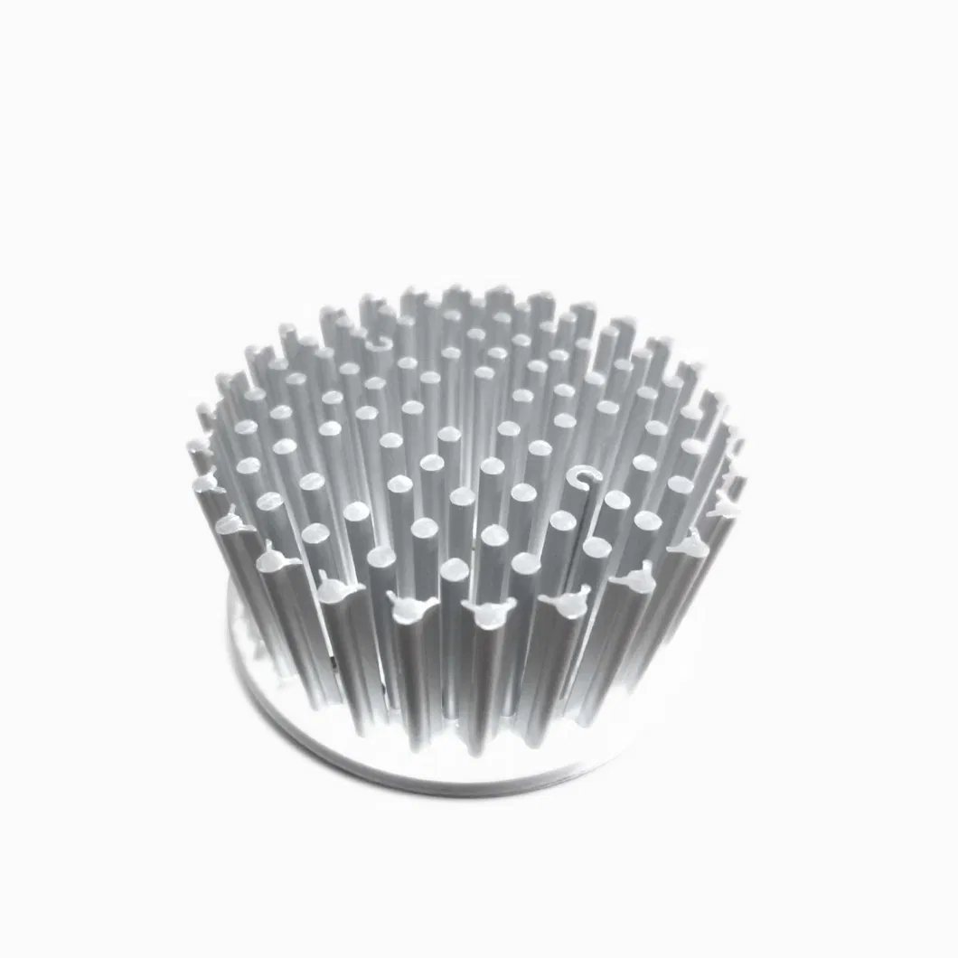 CNC Turning/Milling Aluminum Cold Forging Heat Sinks for LED COB Lights Thermal Solution