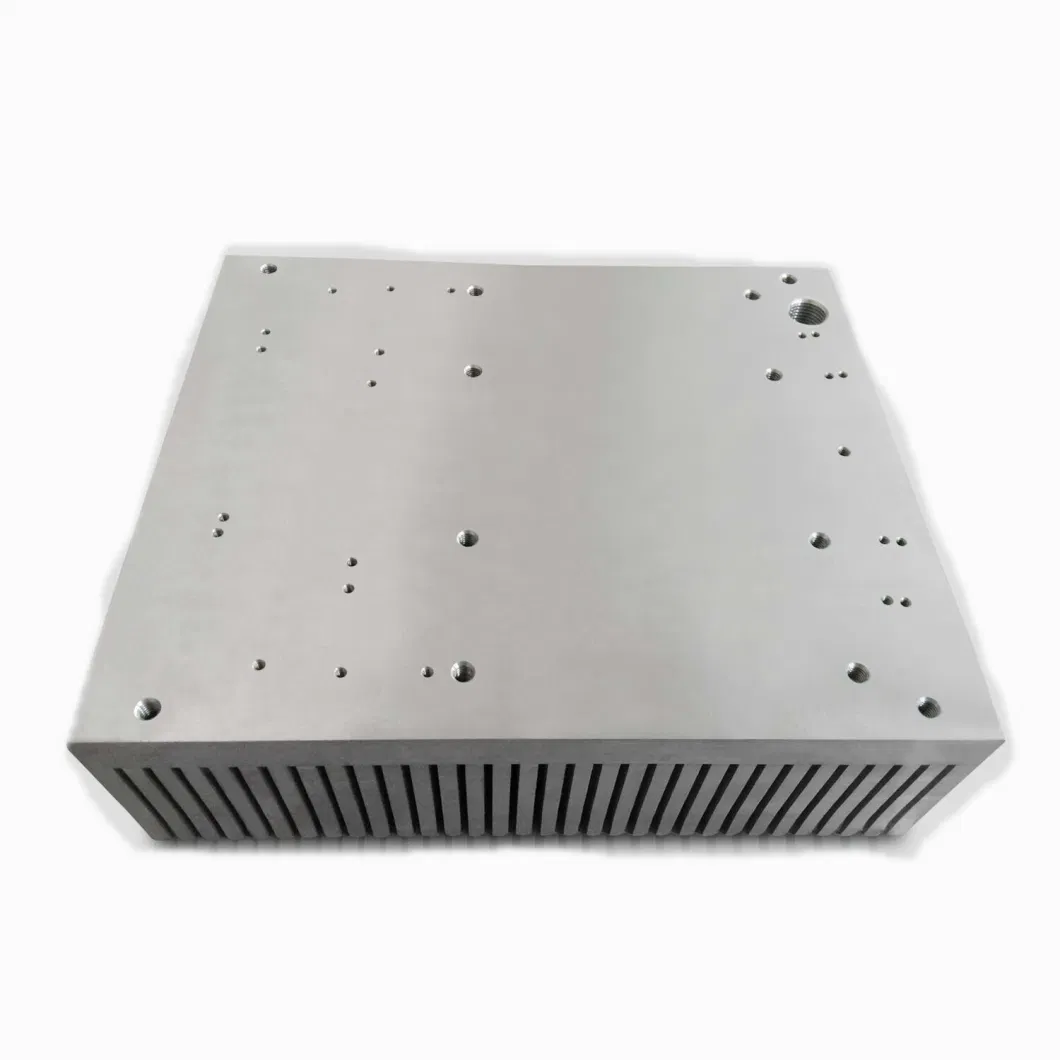 Aluminum Extruded High Power Heat Sinks Industry Thermal Solution CNC Milling Drilling Anodizing Heat Sinks