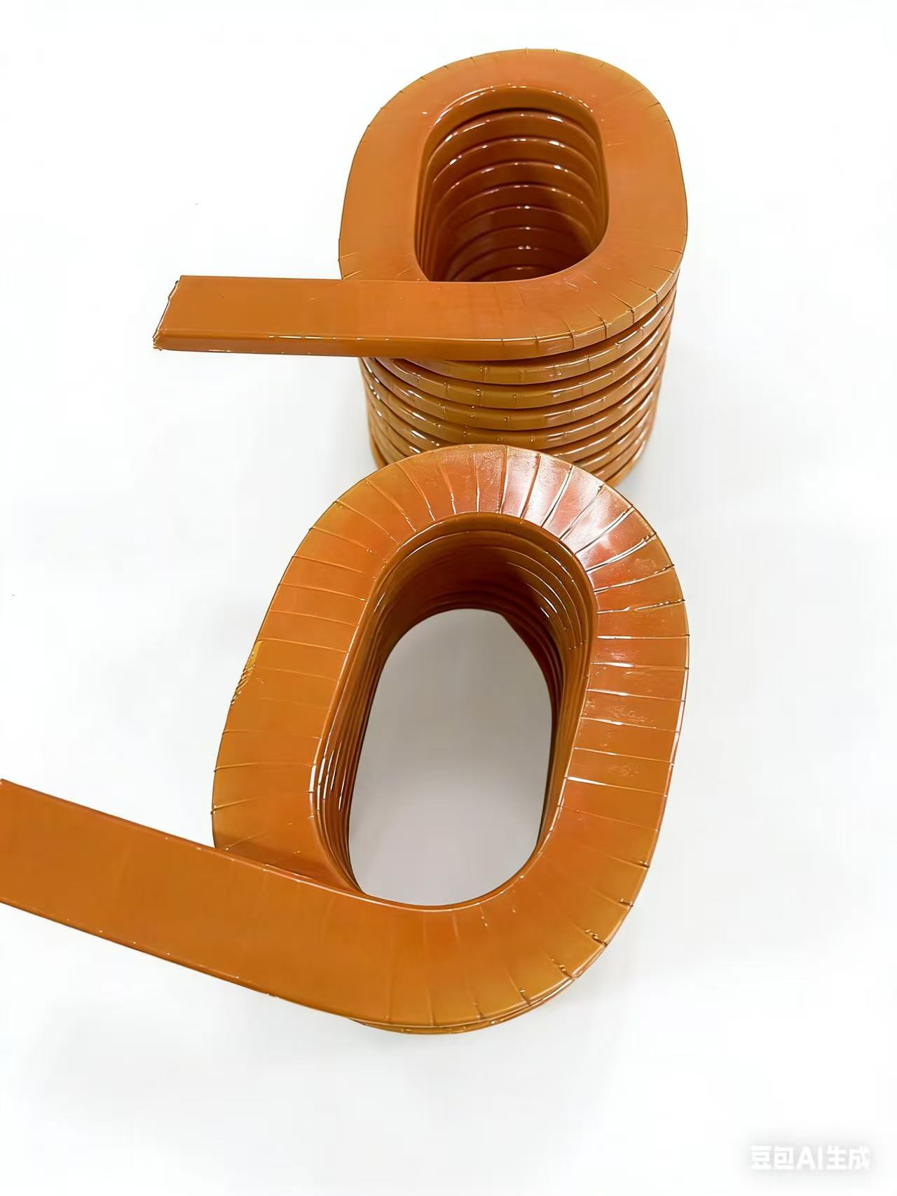 flat copper coil